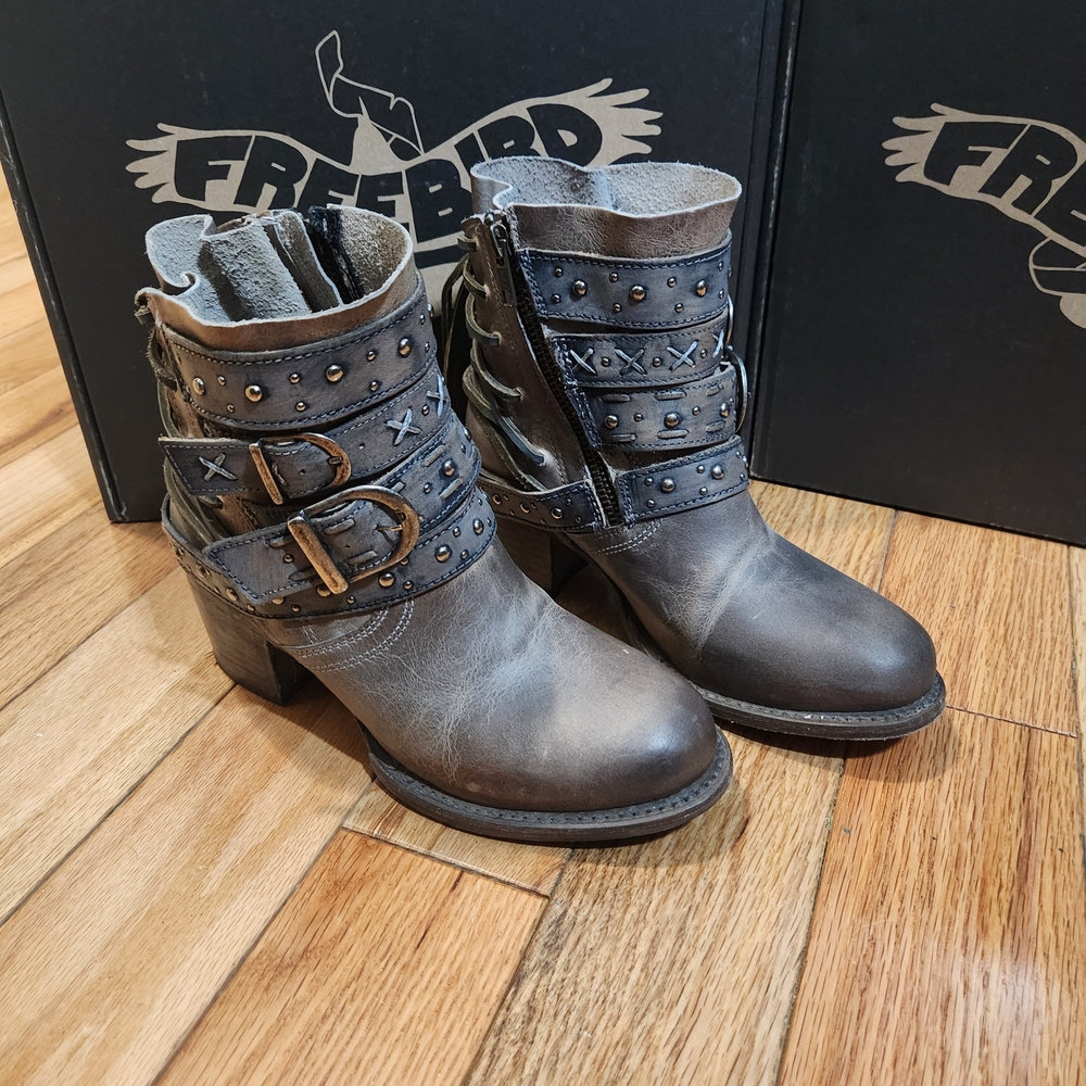 Freebird Caspian Stone Ankle Boots